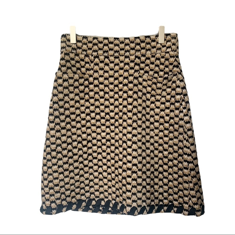 Nwt Tory Burch Macrame Tweed Skirt